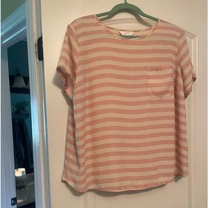 Lauren Conrad | L | Blouse with Pocket and Sleeve Detail